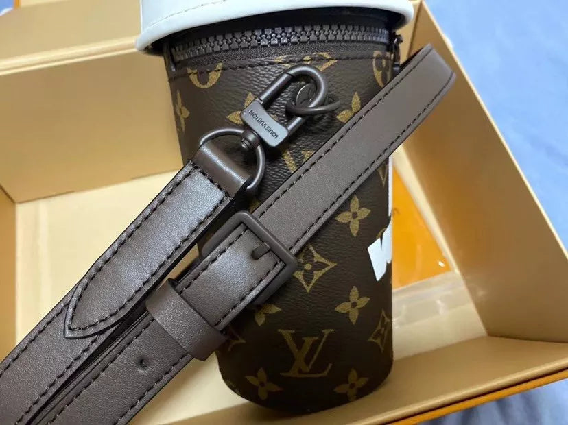 LOUIS VUITTON 19 X 14 X 9CM EVERYDAY LV CAPSULE SERIES, COFFEE CUP HANDBAG