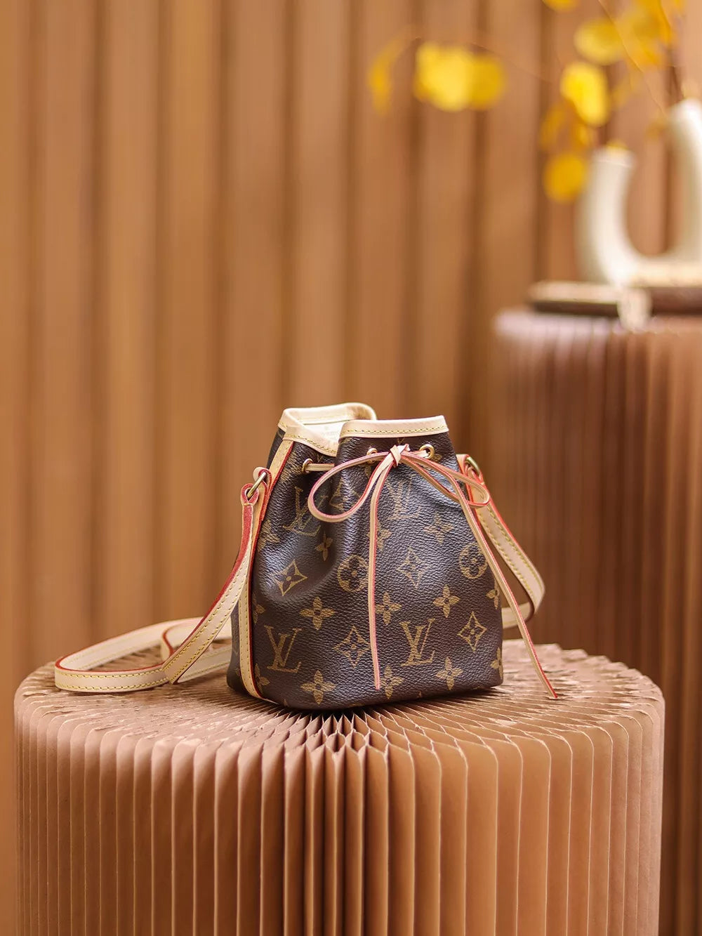 LOUIS VUITTON 13X16X10CM NANO NOE MONOGRAM MINI TURENNE