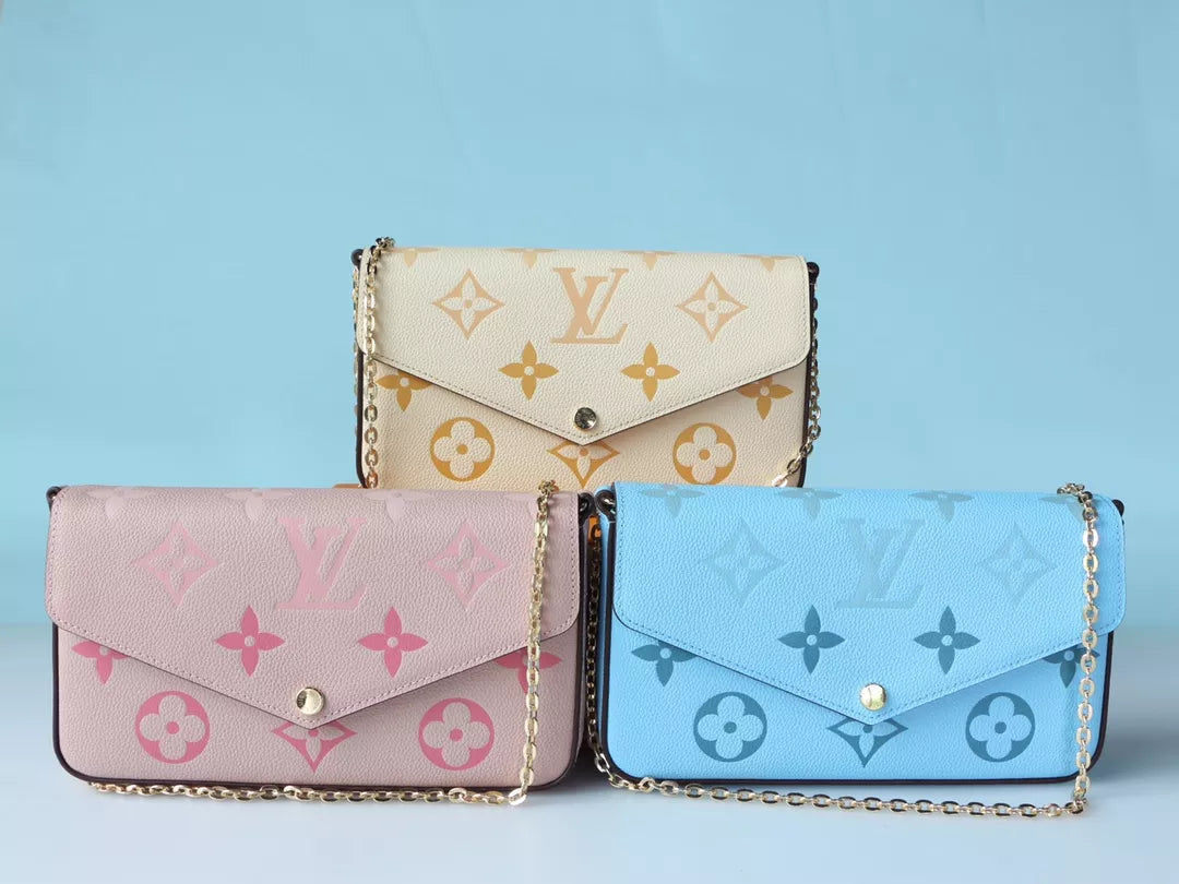 LOUIS VUITTON 21X12X3CM BY THE POOL FÉLICIE POCHETTE