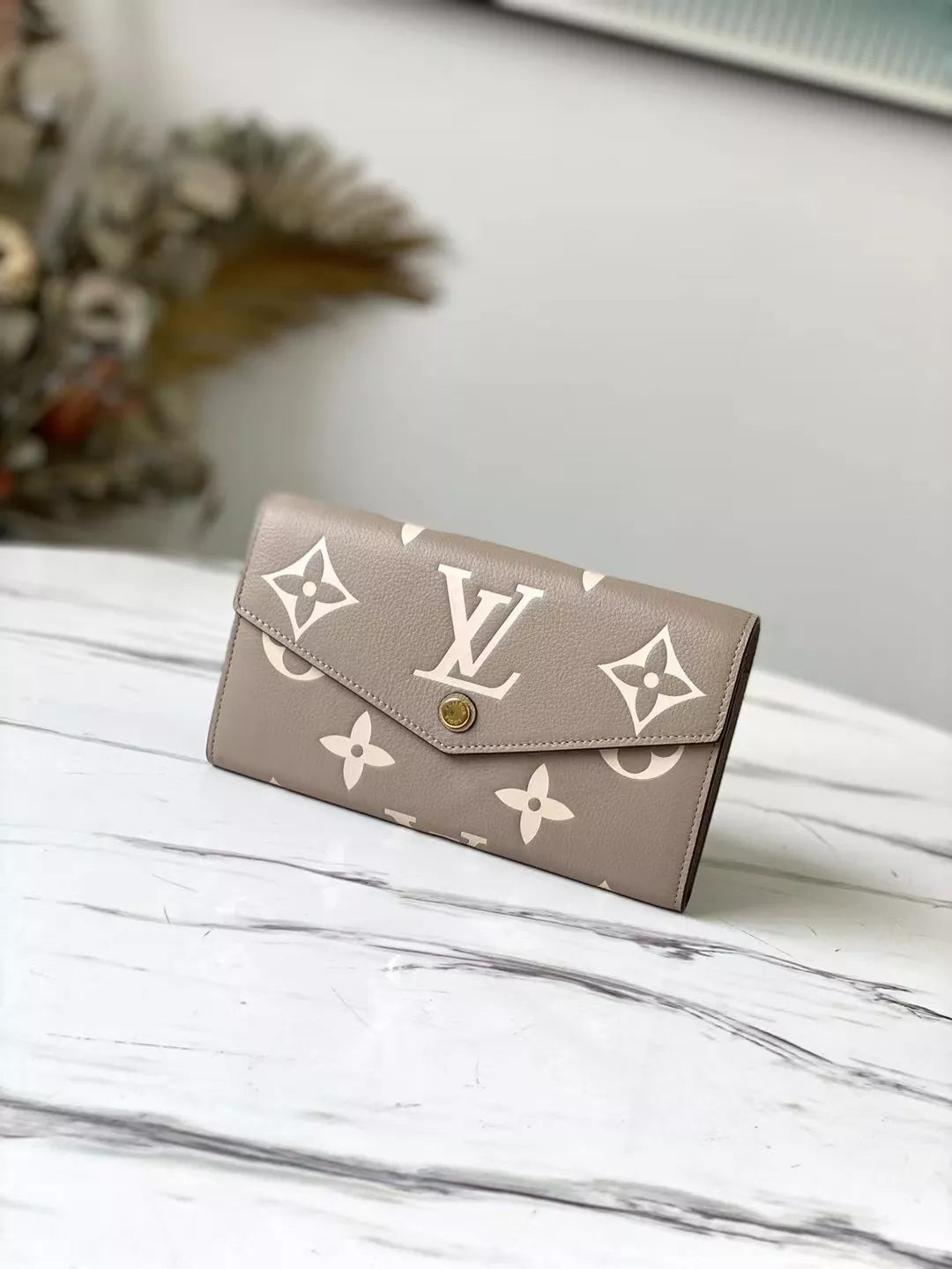 LOUIS VUITTON 19.5 X 10.5 X 2.5CM CHAIN  MONOGRAM EMPREINTE WALLETS