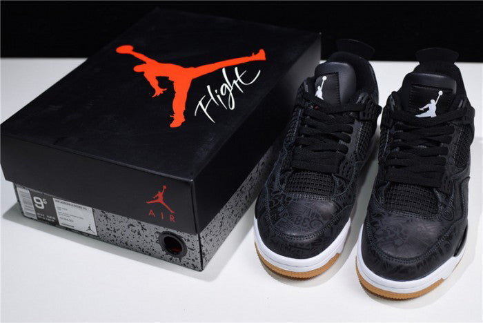 AIR JORDAN 4 SE LASER "BLACK GUM"