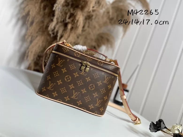 LOUIS VUITTON NICE NANO TOILETRY POUCH COSMETIC BAGS