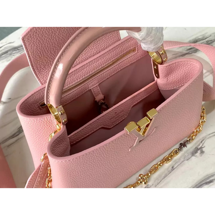 LOUIS VUITTON CAPUCINES MINI BB TAURILLON