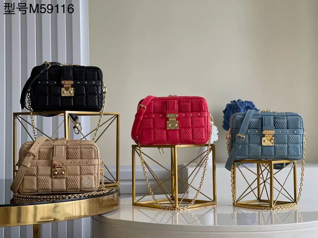 LOUIS VUITTON TROCA LV DAMIER S-LOCK HAND BAGS