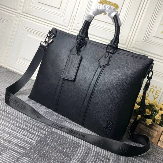 LOUIS VUITTON BRIEFCASE BRIEFCASE, AEROGRAM GRAIN COW LEATHER