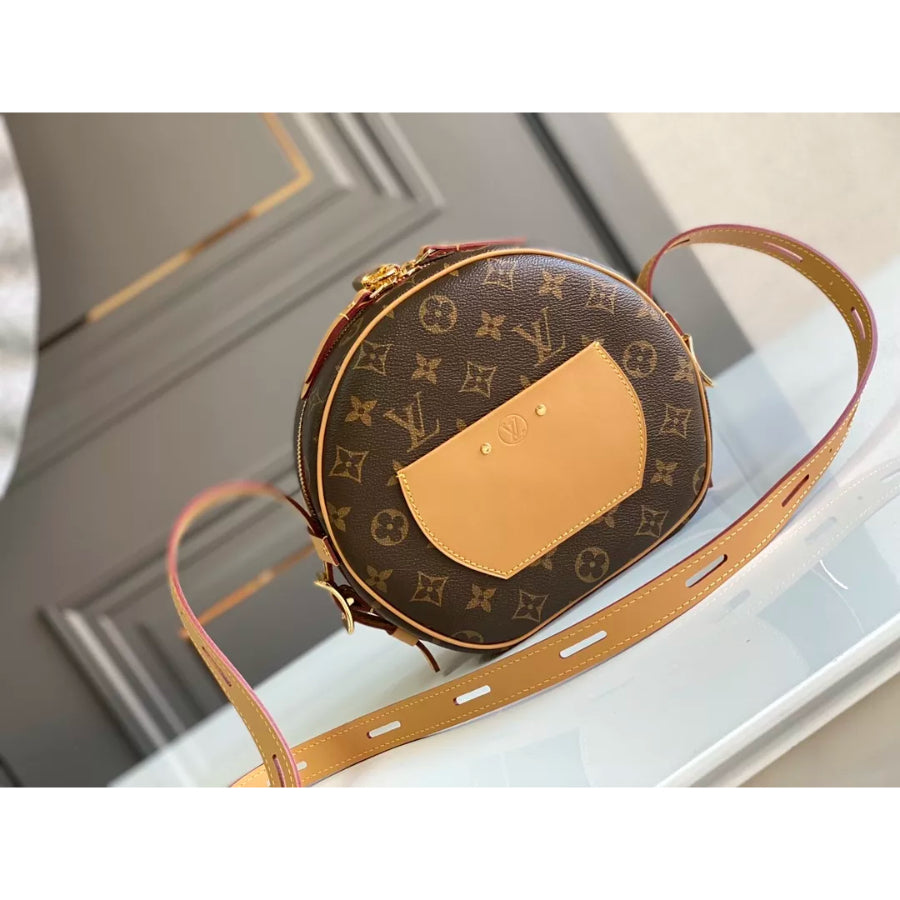 LOUIS VUITTON 20*22.5*8CM BOITE CHAPEAU SOFT HANDBAG, MONOGRAM CANVAS