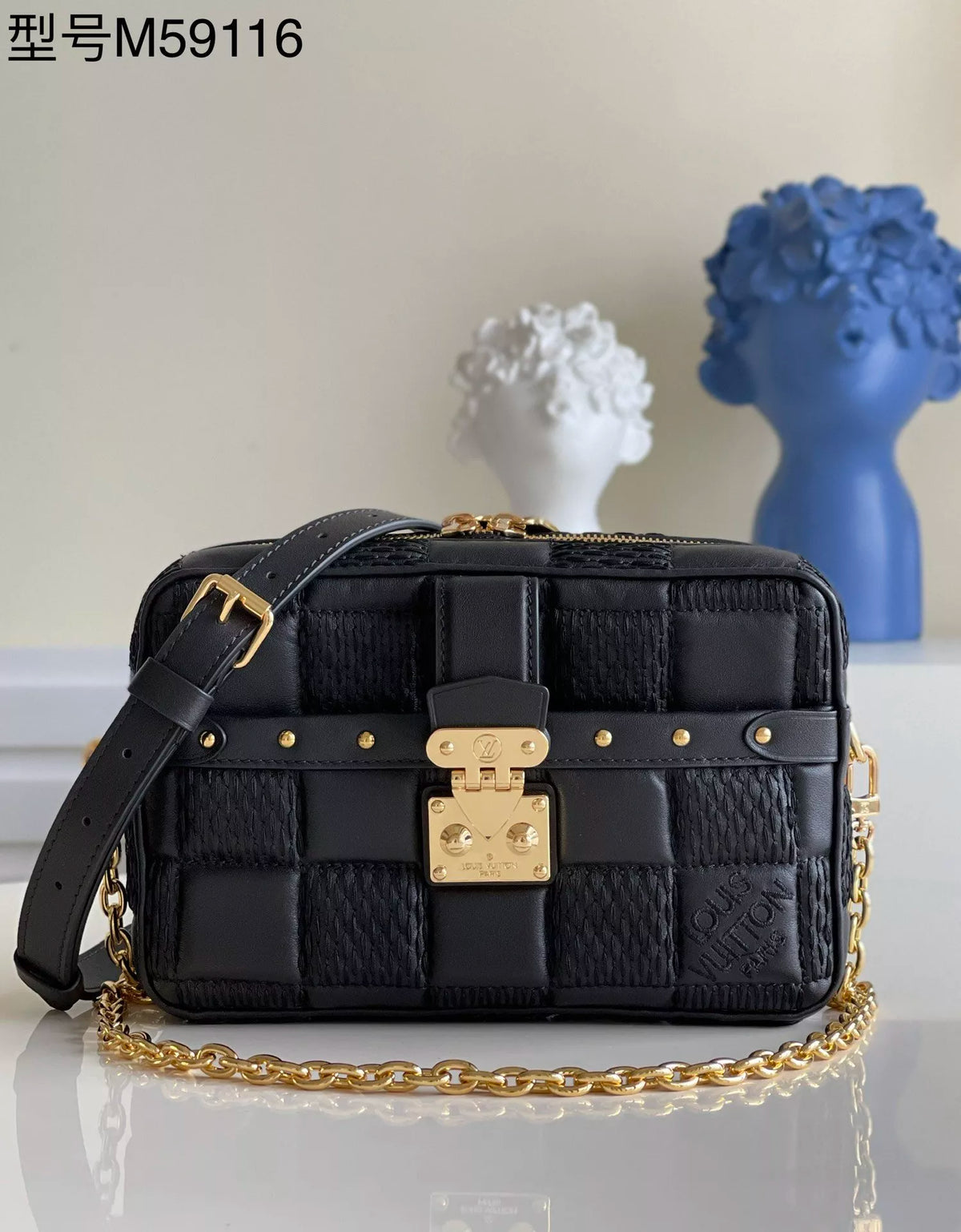 LOUIS VUITTON TROCA LV DAMIER S-LOCK HAND BAGS