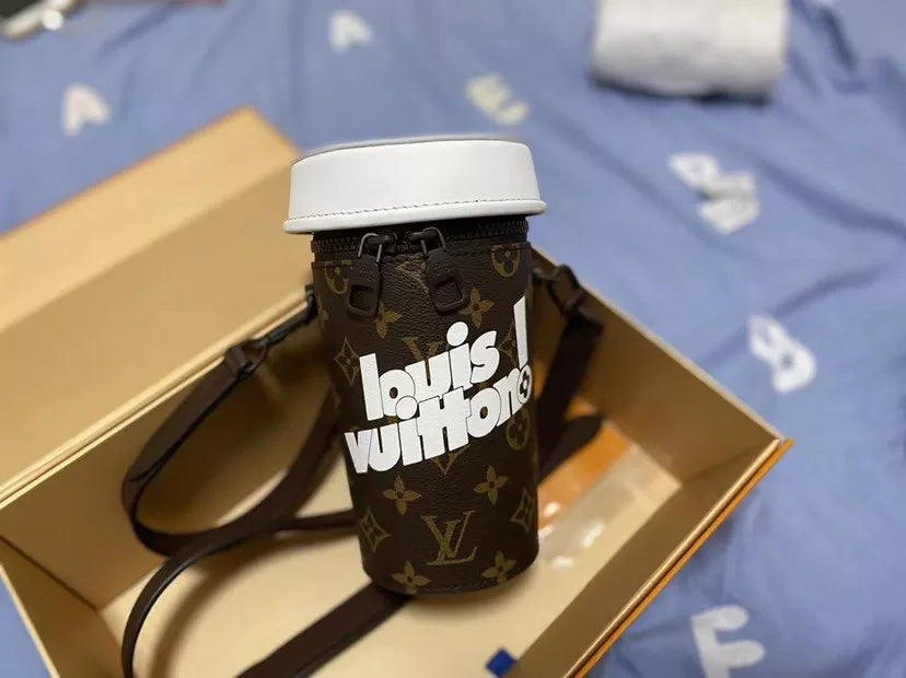 LOUIS VUITTON 19 X 14 X 9CM EVERYDAY LV CAPSULE SERIES, COFFEE CUP HANDBAG