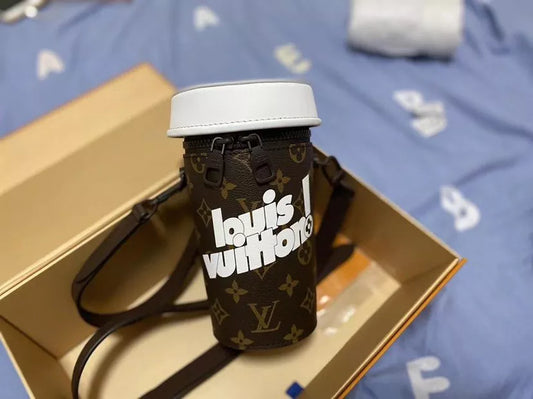 LOUIS VUITTON 19 X 14 X 9CM EVERYDAY LV CAPSULE SERIES, COFFEE CUP HANDBAG