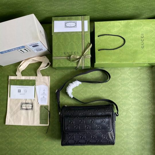 LOUIS VUITTON 29×22×9.5CM MESSENGER BAG EMBOSSED FULL LEATHER