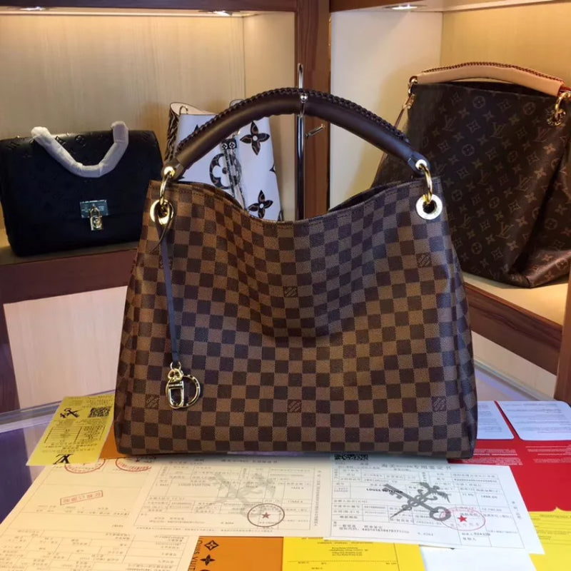 LOUIS VUITTON 46x32x24CM ARTSY MM MONOGRAM EMPREINTE 3A