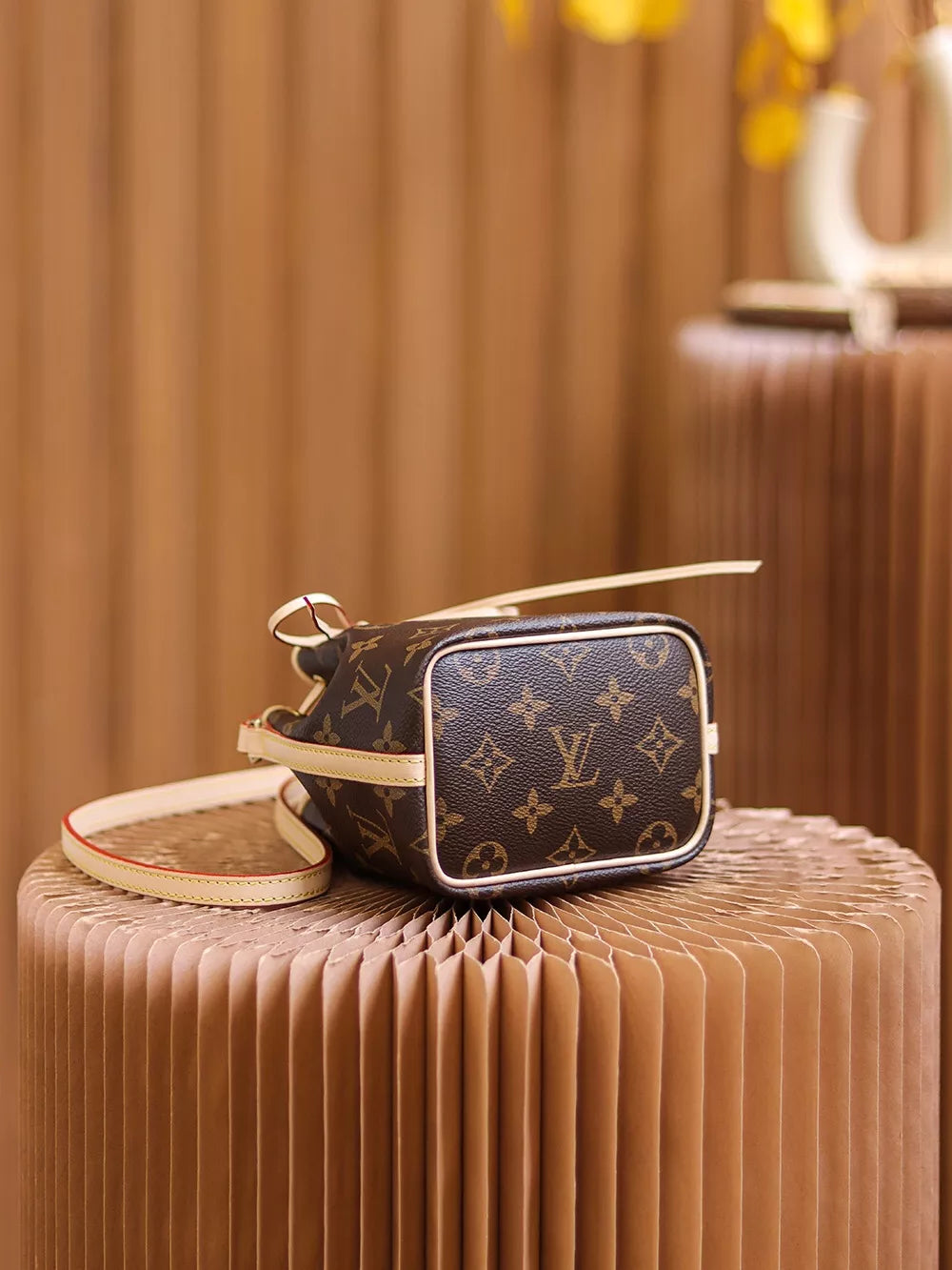 LOUIS VUITTON 13X16X10CM NANO NOE MONOGRAM MINI TURENNE