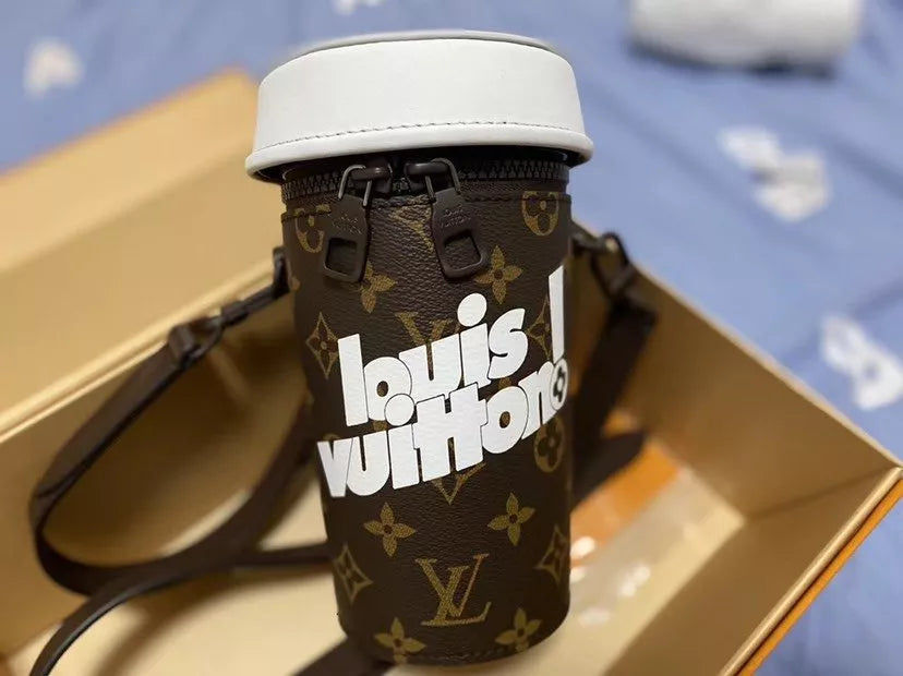 LOUIS VUITTON 19 X 14 X 9CM EVERYDAY LV CAPSULE SERIES, COFFEE CUP HANDBAG
