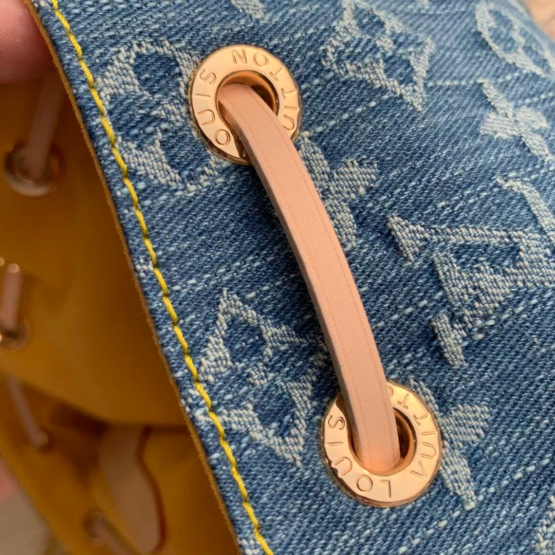 LOUIS VUITTON 19*30*28CM MEDIEVAL, DENIM UNIVERSAL BACKPACK, BACKPACK, MOUNTAINEERING BAG