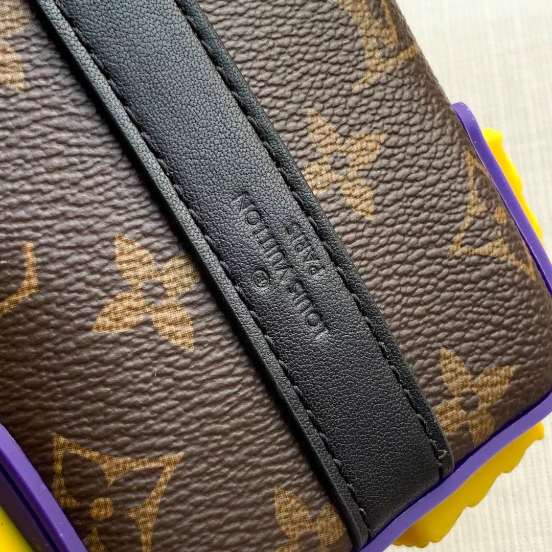 LOUIS VUITTON 16.5 X 24.0 X 10.0CM CRUISER POSTMAN BAG, MONOGRAM + MONOGRAM ECLIPSE CANVAS