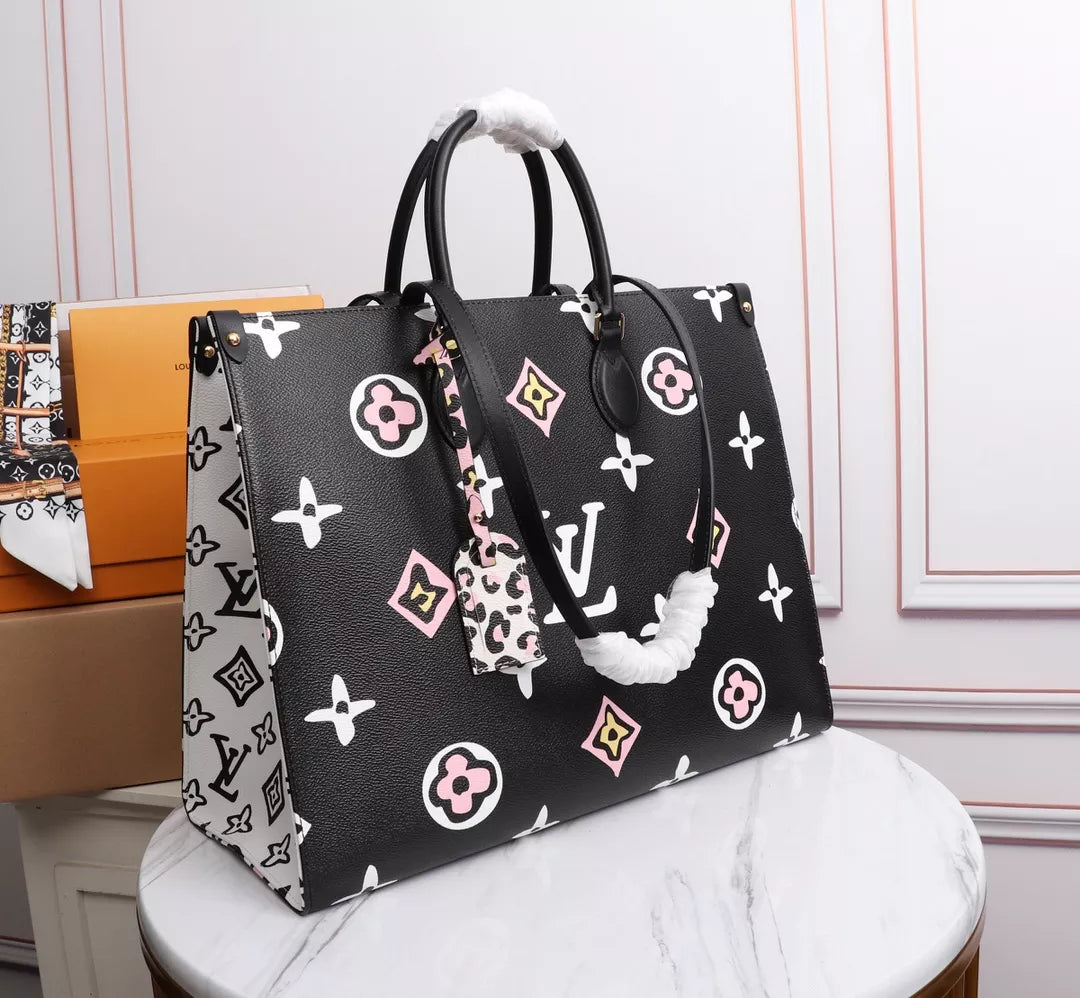 LOUIS VUITTON ONTHEGO MONOGRAM WILD AT HEART 41.0 X 34.0 X 19.0 CM 2COLORS