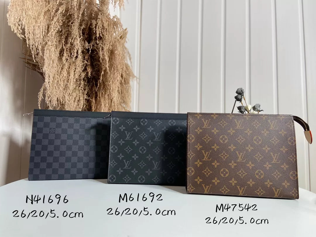 LOUIS VUITTON 26.0 X 20.0 X 5.0 CM/19X 15CM/15.0X10CM POCHETTE VOYAGE