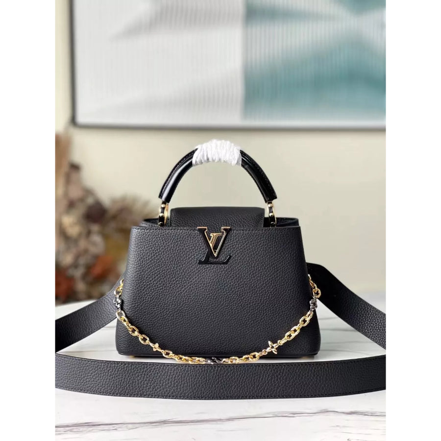 LOUIS VUITTON CAPUCINES MINI BB TAURILLON