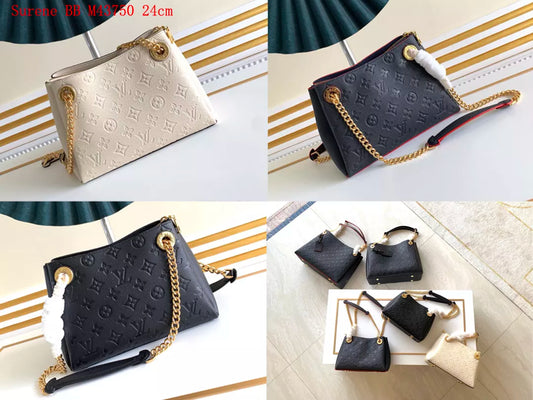 LOUIS VUITTON  24.0 X 17.0 X 11.0 CM SURENE BB MONOGRAM EMPREINTE TOTE