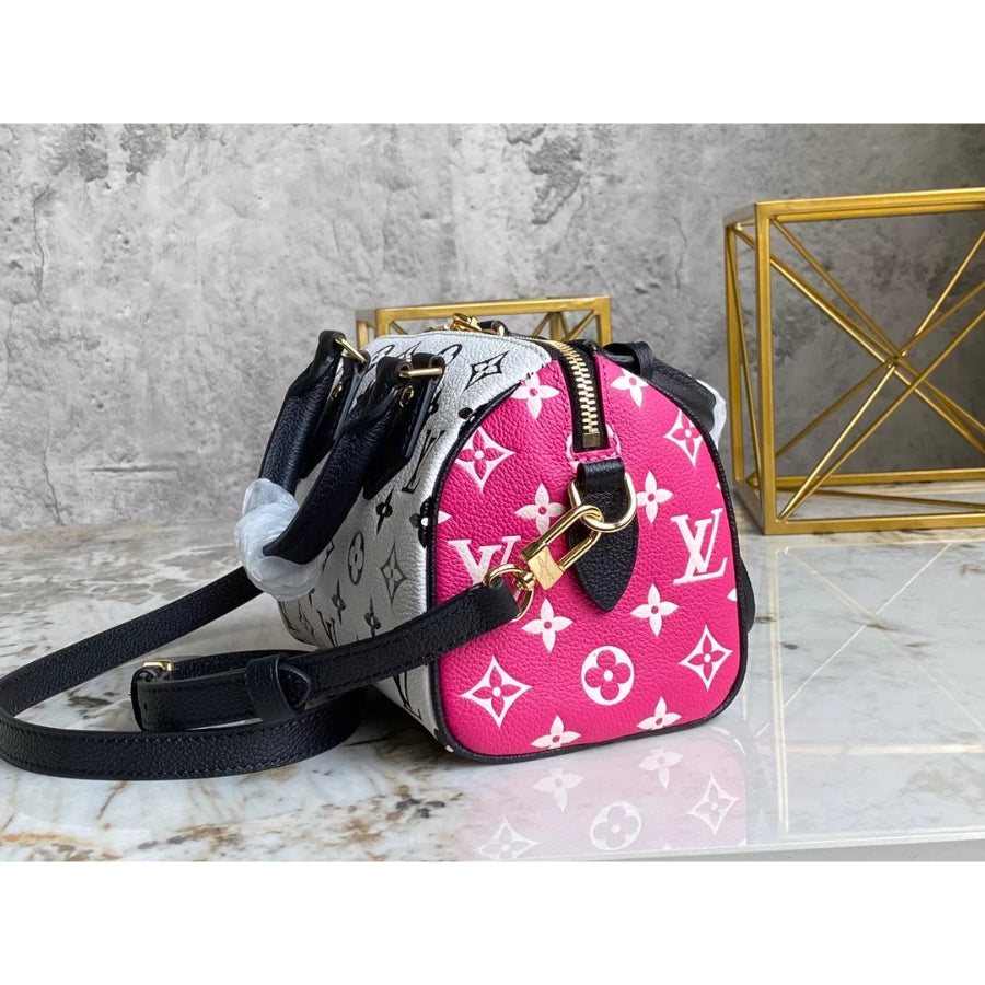 LOUIS VUITTON 20.5*13.5*12CM FULL LEATHER SPEEDY PILLOW BAG SERIES, COWHIDE