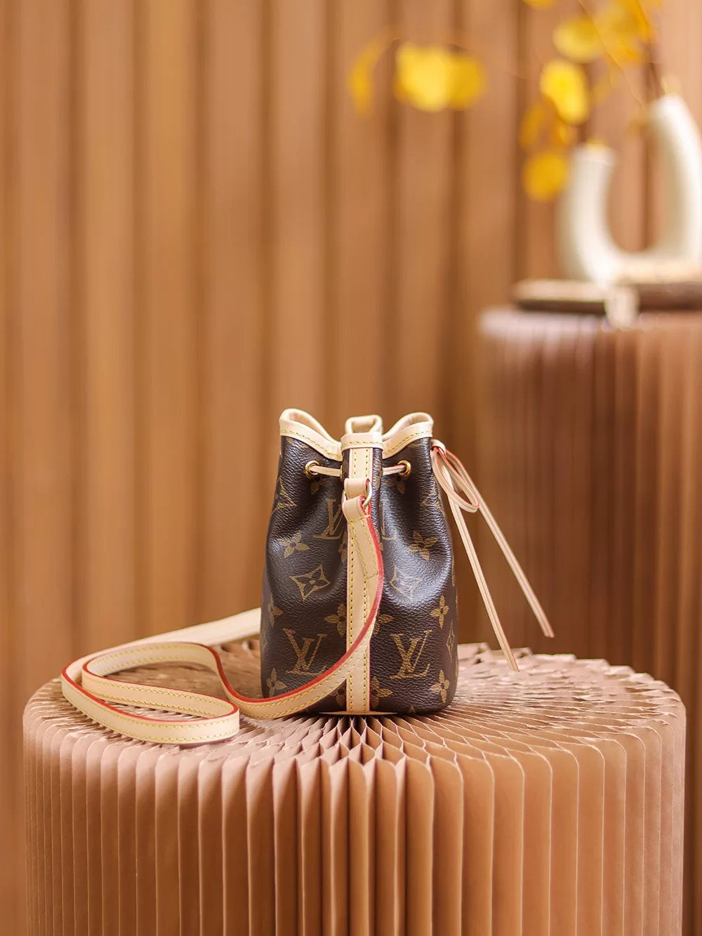 LOUIS VUITTON 13X16X10CM NANO NOE MONOGRAM MINI TURENNE