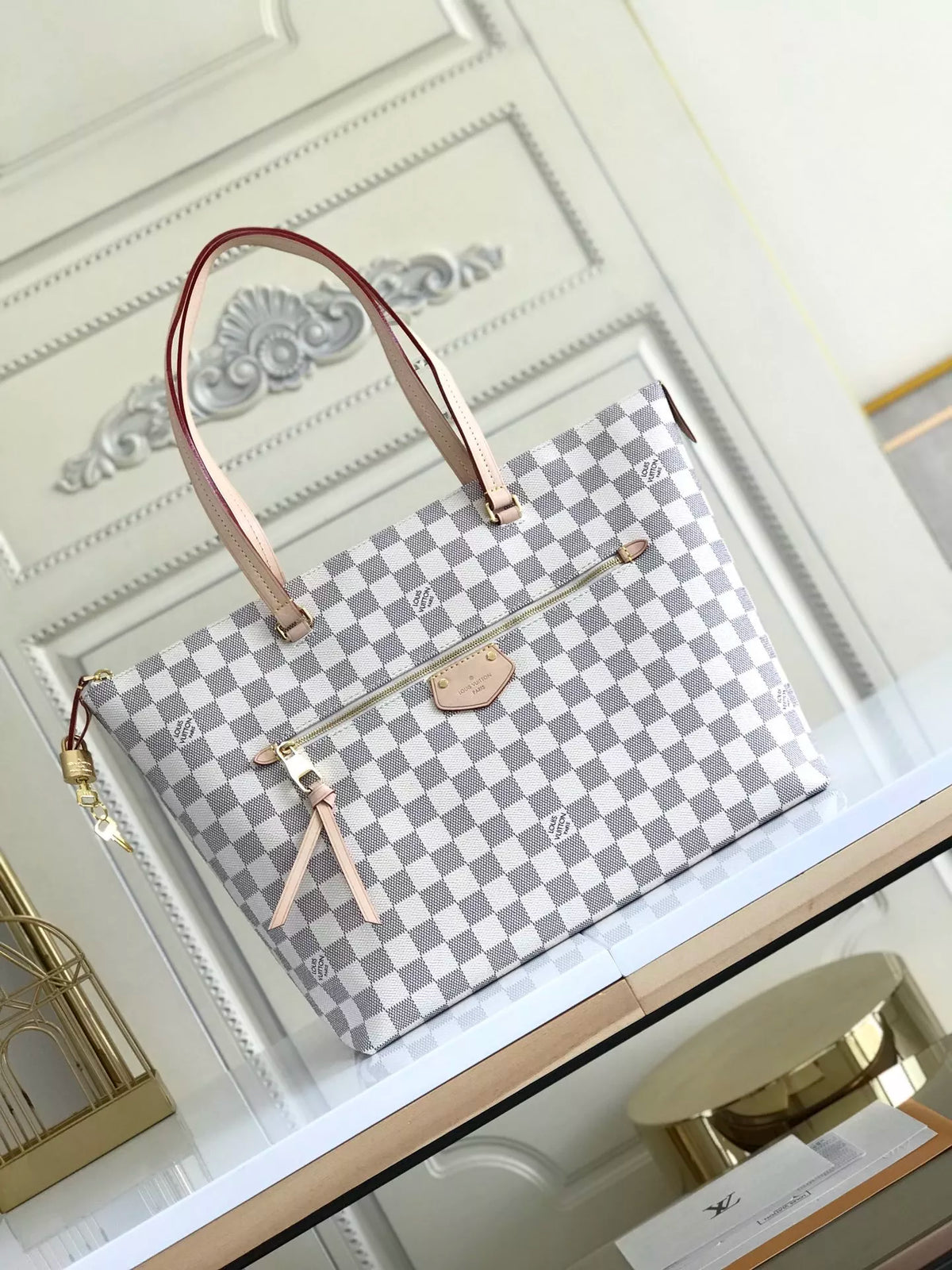 LOUIS VUITTON 42*27*17CM IENA MM HANDBAG