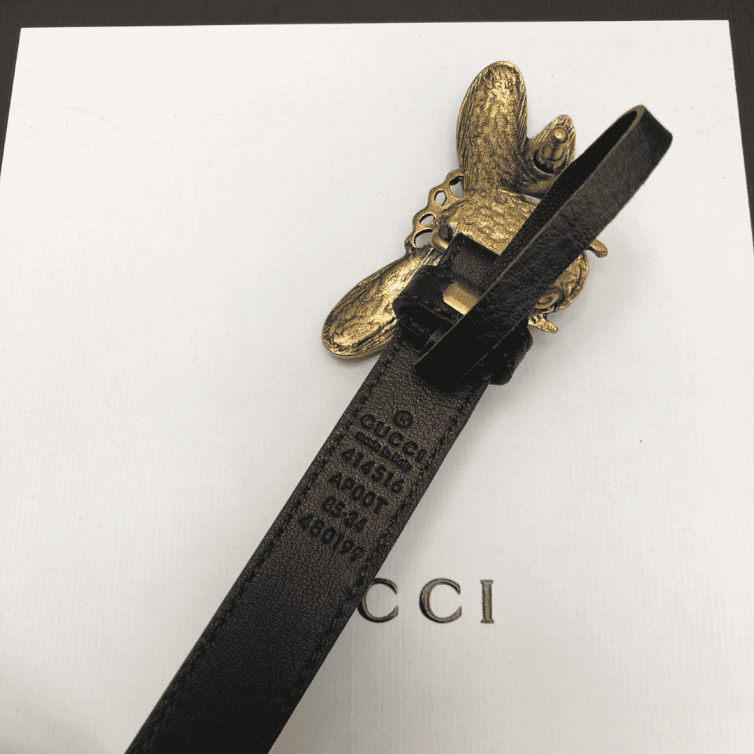 GUCCI BEE BUCKLE BELT