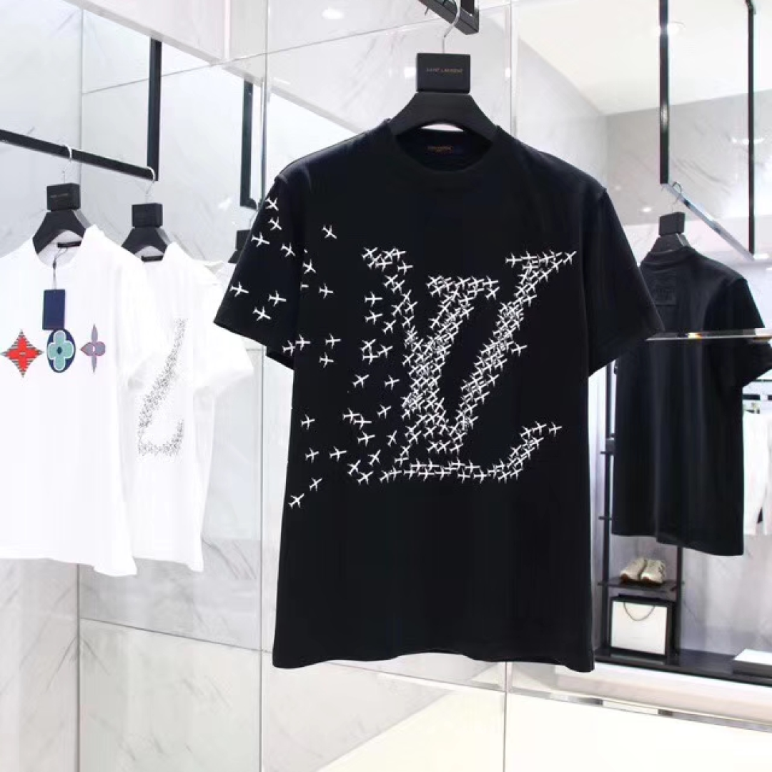 LOUIS VUITTON LV PLANES PRINTED T-SHIRT
