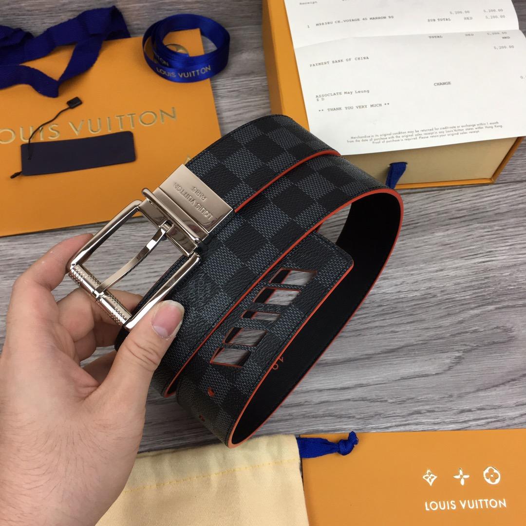 LOUIS VUITTON DA.MIER PRINT 40MM RE.VERSIBLE BELT