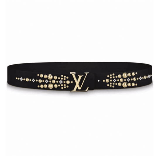 LOUIS VUITTON CALF LEATHER LV ICONIC 35MM BELT