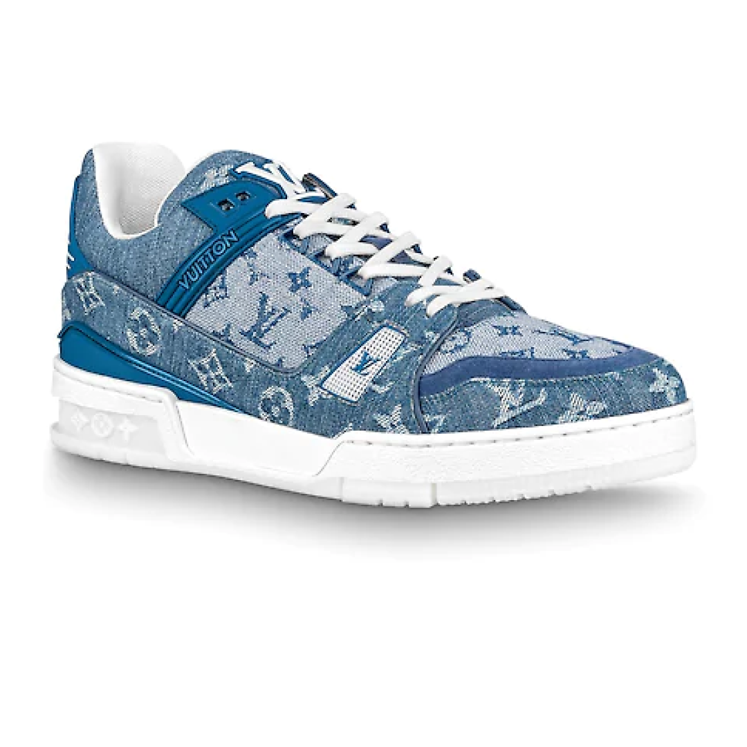 VIRGIL ABLOH WRAPS LOUIS VUITTON 408 SNEAKER IN DENIM