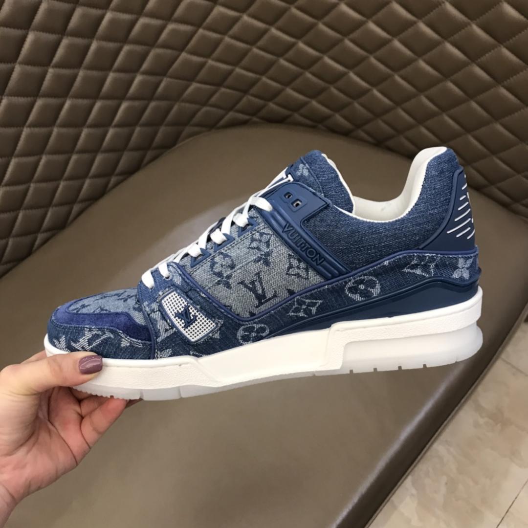 VIRGIL ABLOH WRAPS LOUIS VUITTON 408 SNEAKER IN DENIM