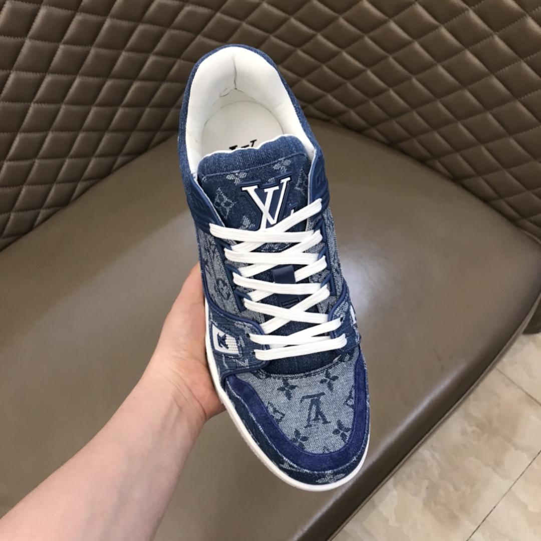 VIRGIL ABLOH WRAPS LOUIS VUITTON 408 SNEAKER IN DENIM