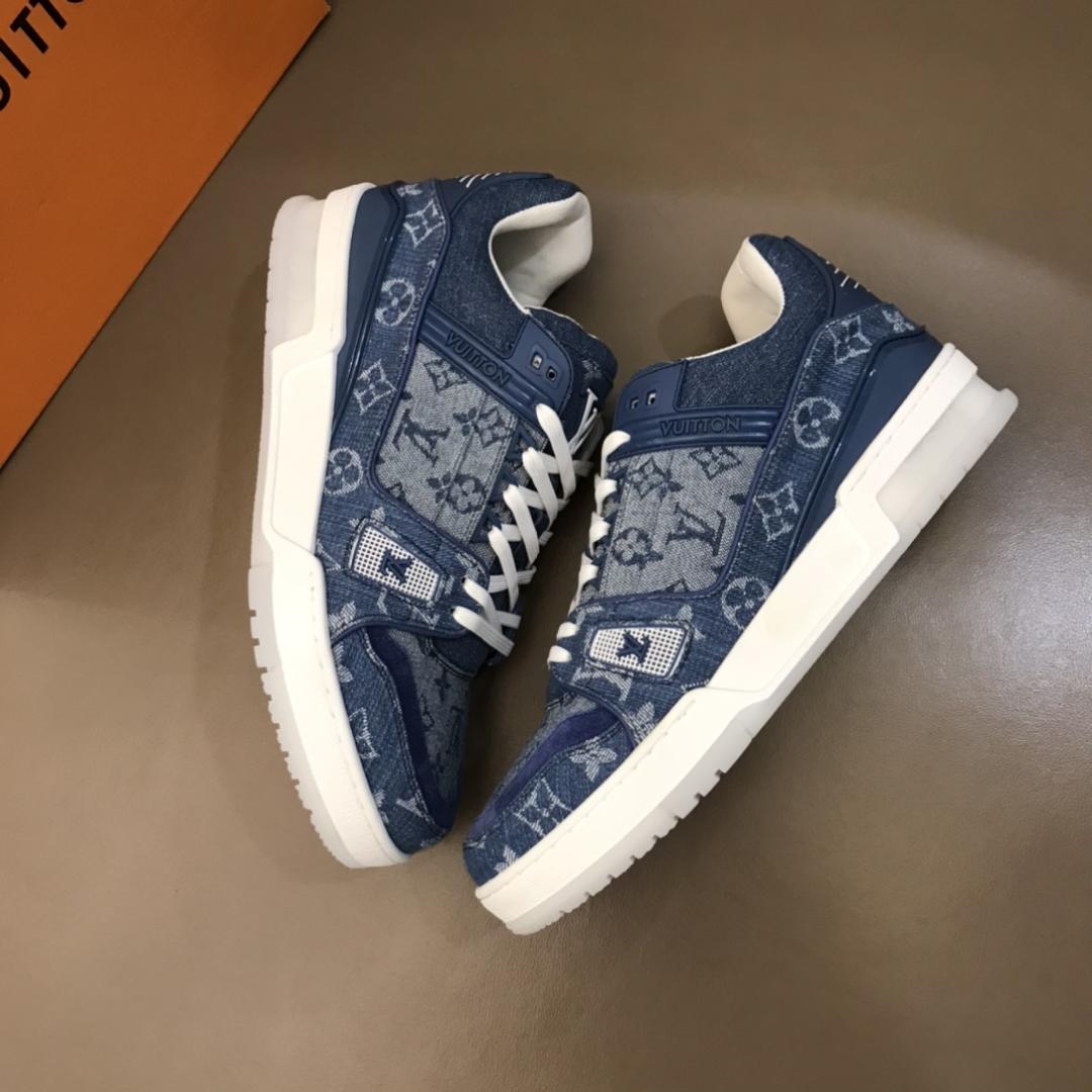 VIRGIL ABLOH WRAPS LOUIS VUITTON 408 SNEAKER IN DENIM