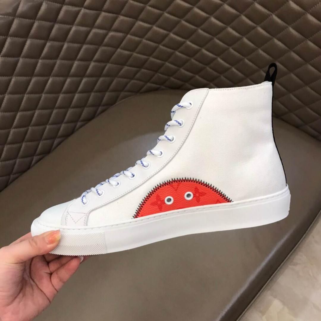 LOUIS VUITTON TATTOO HIGH TOP WHITE SNEAKER