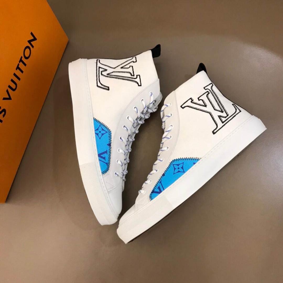 LOUIS VUITTON TATTOO HIGH TOP WHITE SNEAKER
