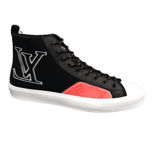 LOUIS VUITTON TATTOO HIGH TOP BLACK SNEAKER