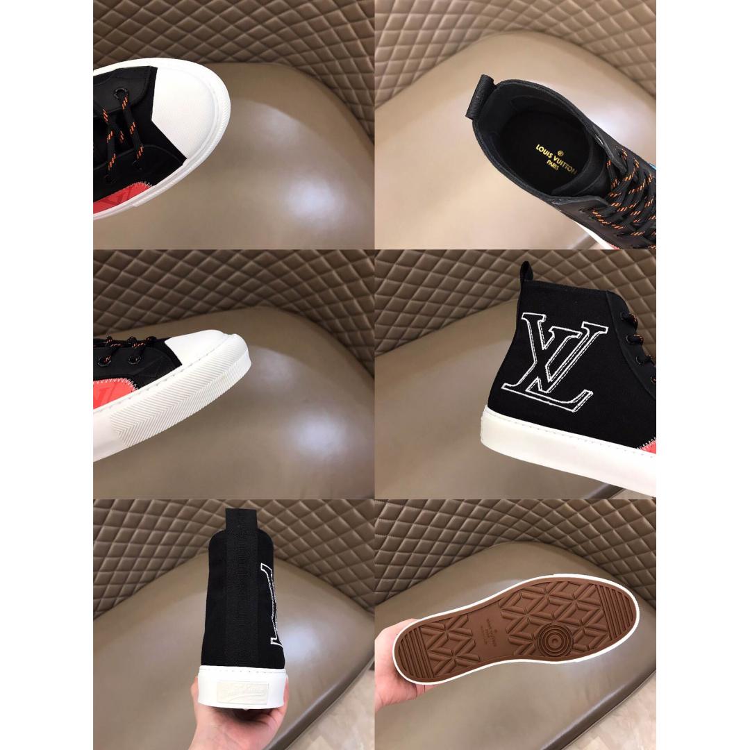 LOUIS VUITTON TATTOO HIGH TOP BLACK SNEAKER