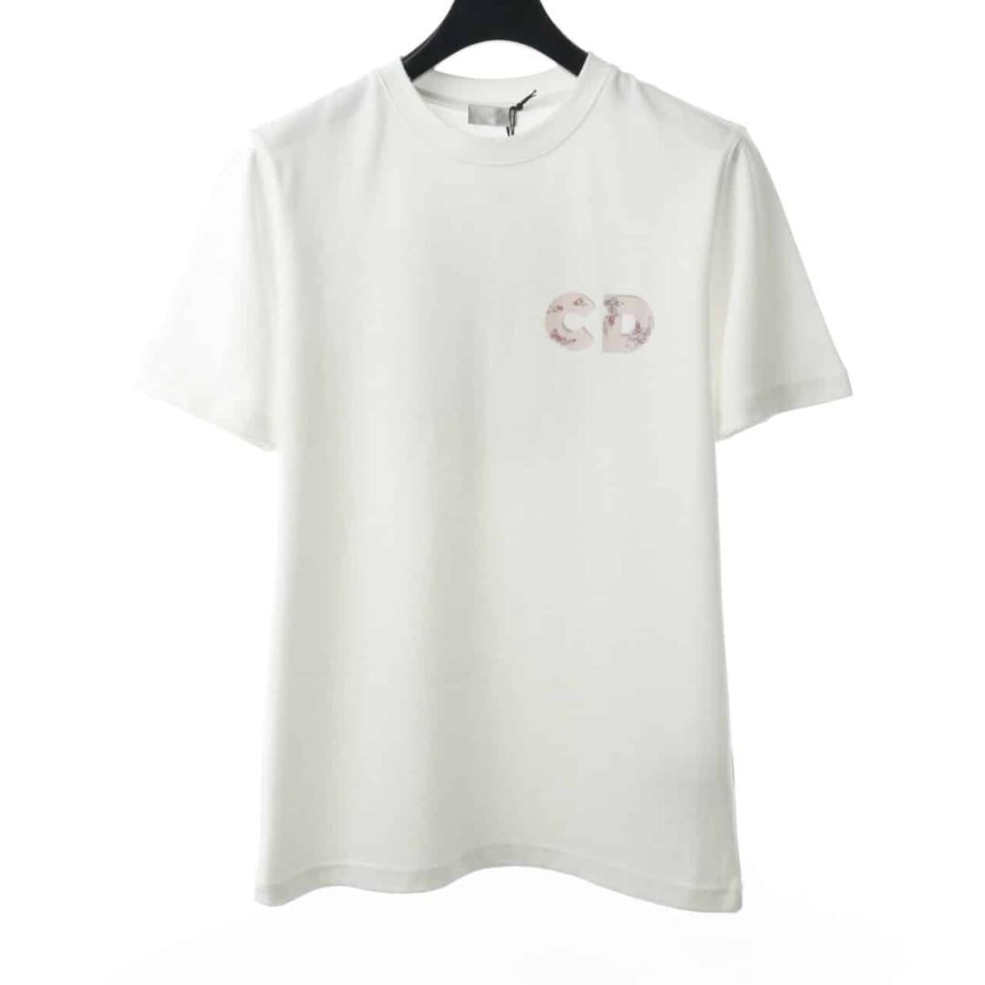 DIOR COUPLE BASKETBALL TIGHT-KNIT T-SHIRT