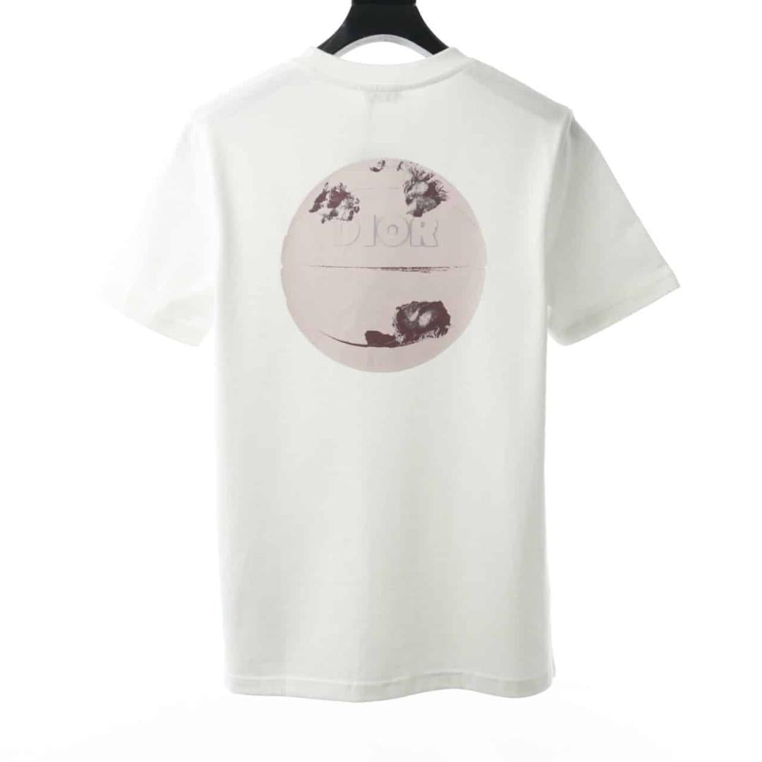 DIOR COUPLE BASKETBALL TIGHT-KNIT T-SHIRT