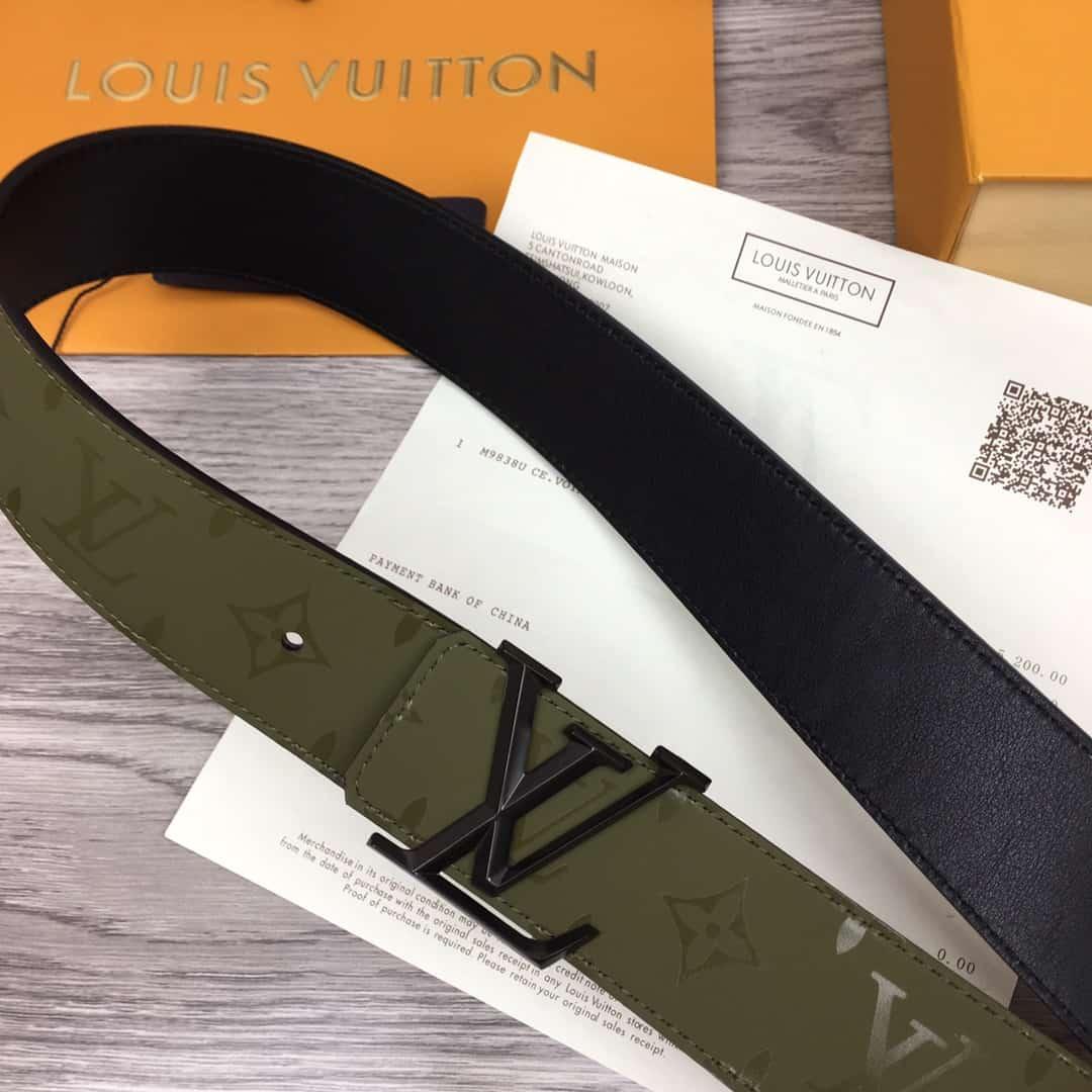 LOUIS VUITTON LV PYRAMIDE 40MM REVERSIBLE BELT