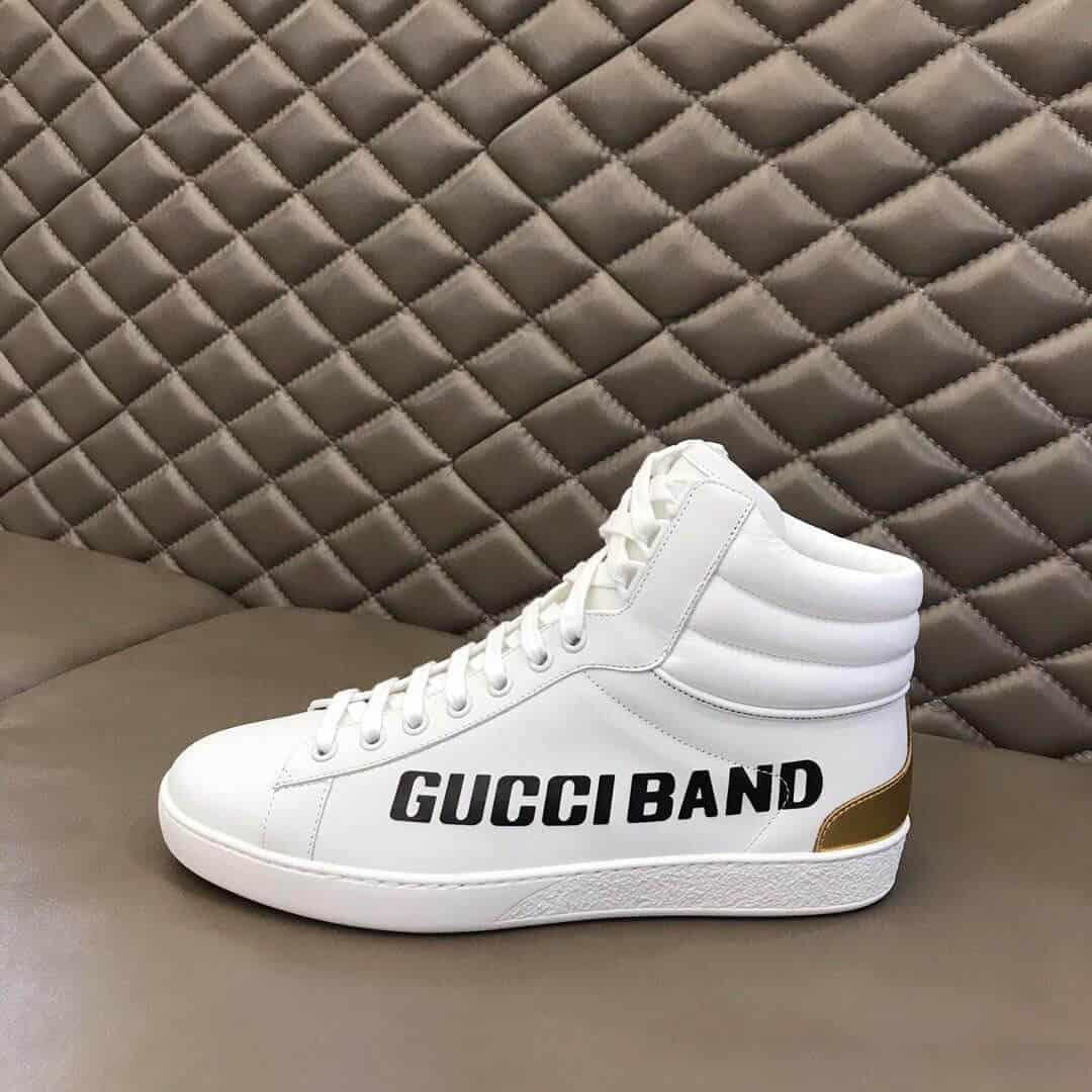 GUCCI ACE BAND HIGH-TOP SNEAKER