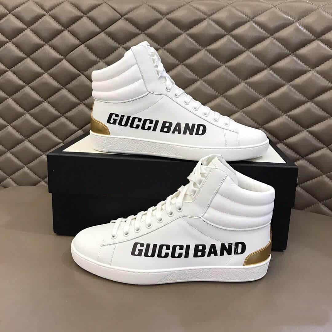 GUCCI ACE BAND HIGH-TOP SNEAKER