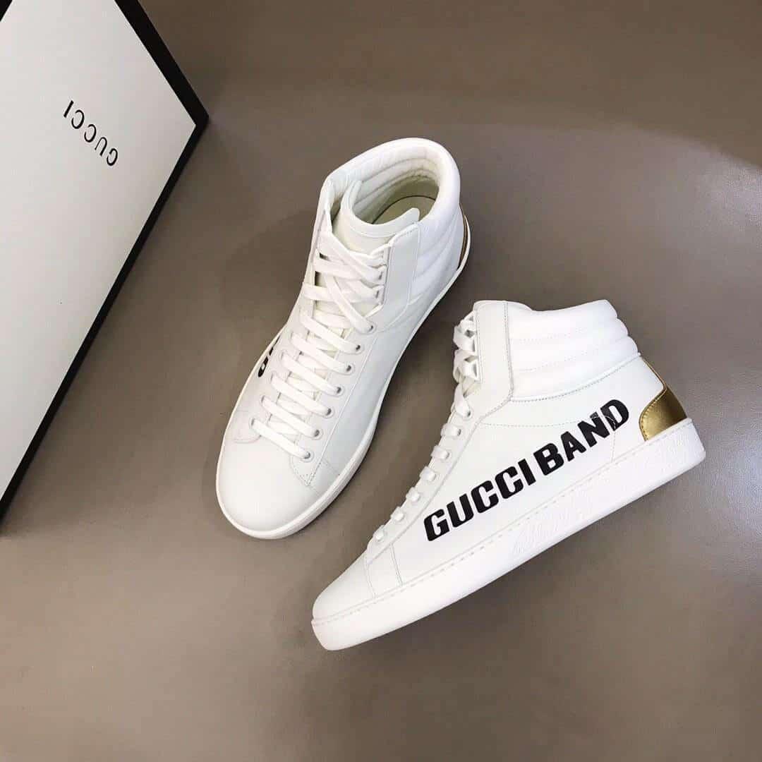 GUCCI ACE BAND HIGH-TOP SNEAKER