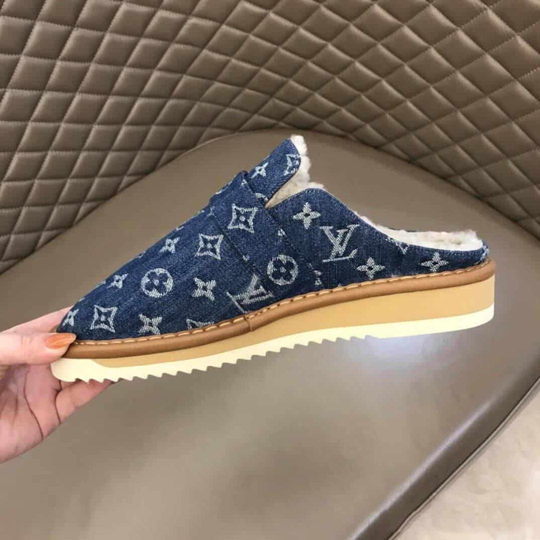 LOUIS VUITTON LV COSY MULE FUR