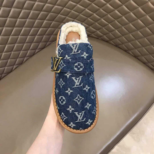 LOUIS VUITTON LV COSY MULE FUR