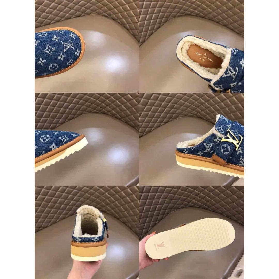 LOUIS VUITTON LV COSY MULE FUR