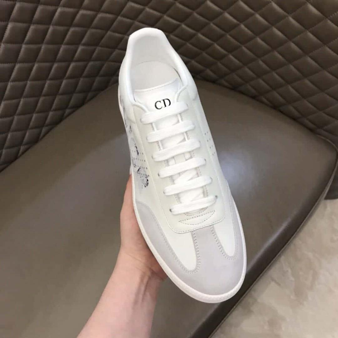 DIOR WHITE B01 DANIEL ASHAM LOGO