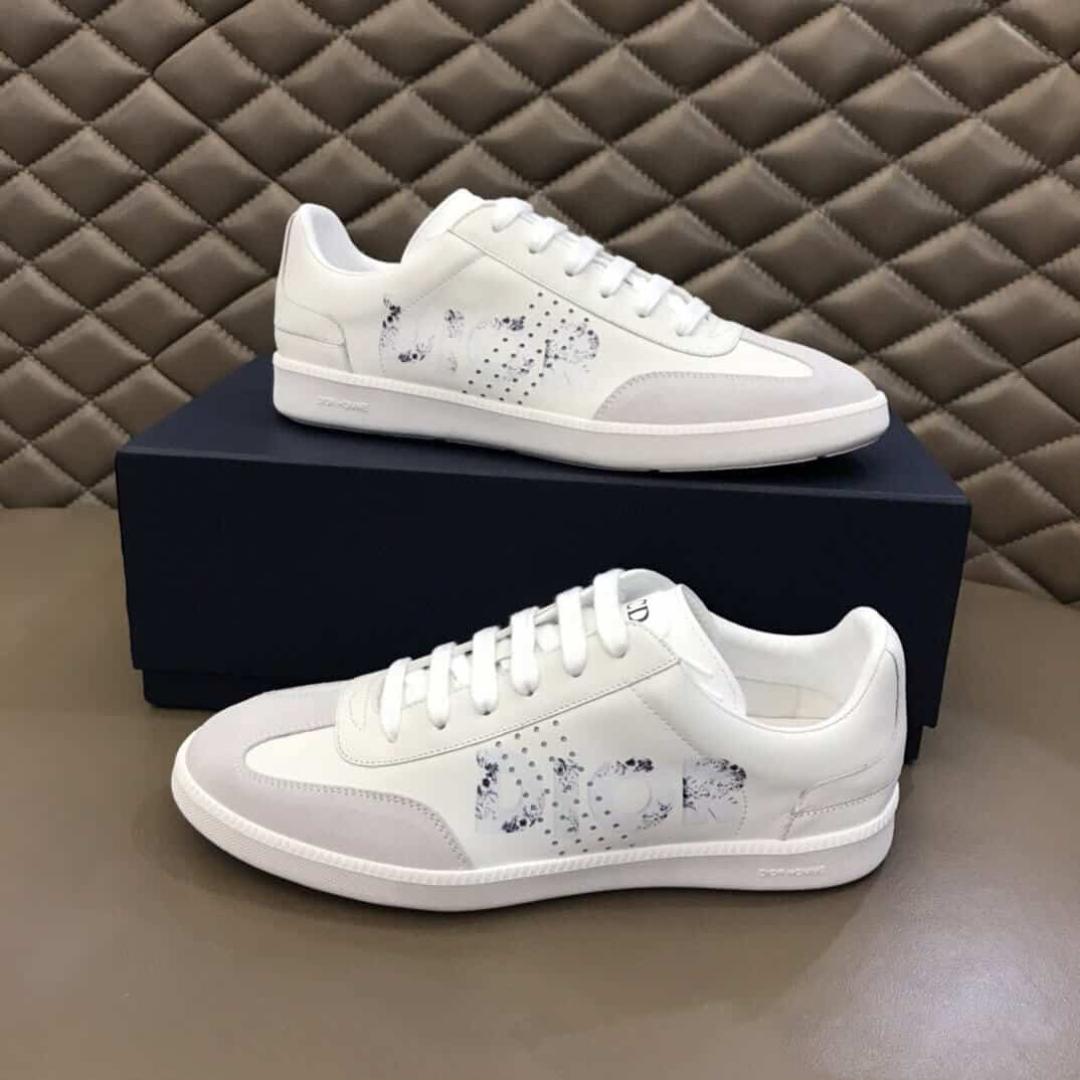 DIOR WHITE B01 DANIEL ASHAM LOGO