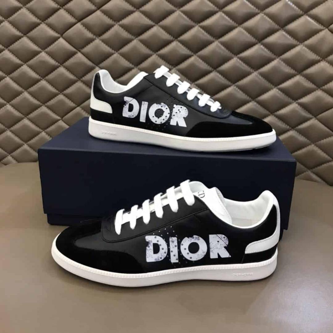 DIOR BLACK B01 DANIEL ASHAM LOGO